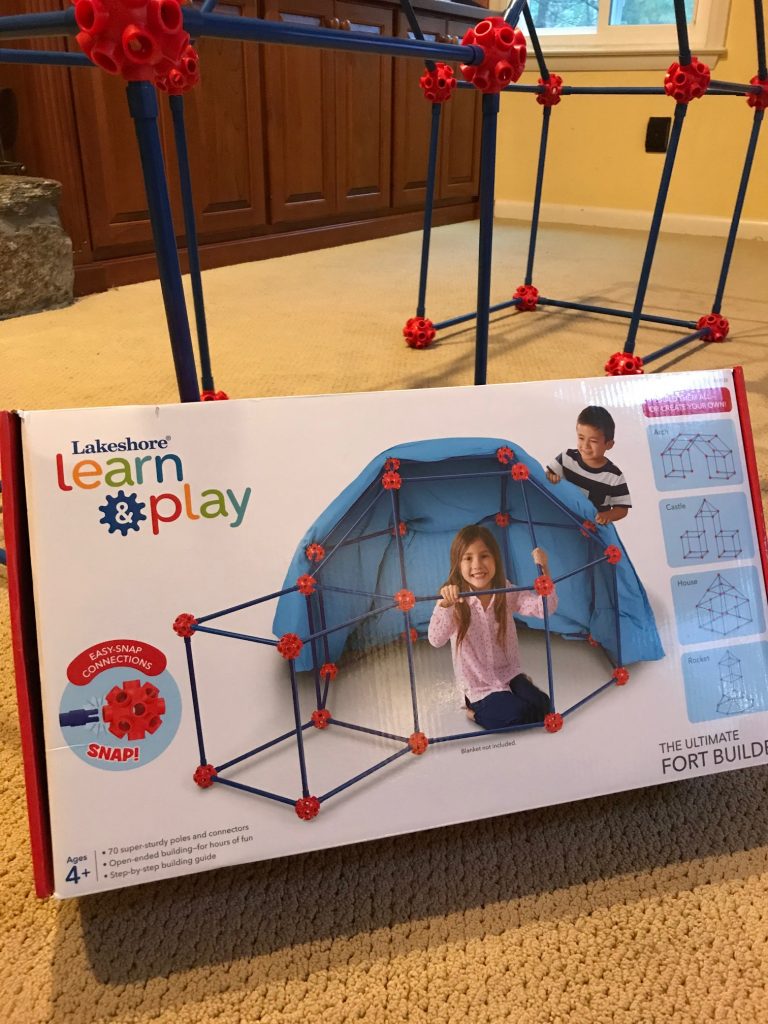 100 Lakeshore Learning Gift Card Giveaway + The Ultimate Fort Builder Here Wee Read
