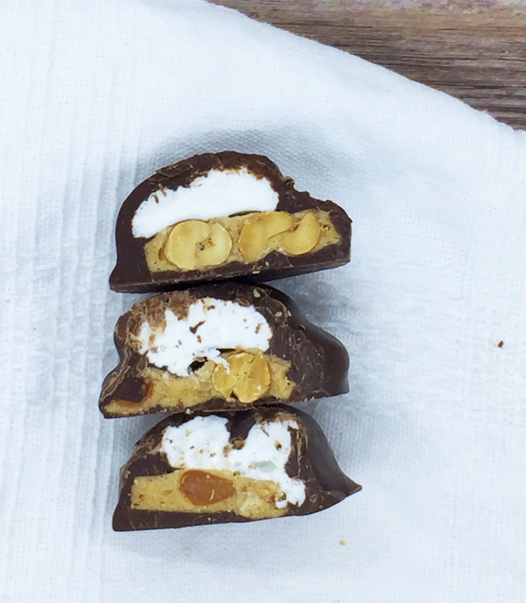 Chocolate Covered Marshmallow and Peanut Brittle Recipe Her Heartland