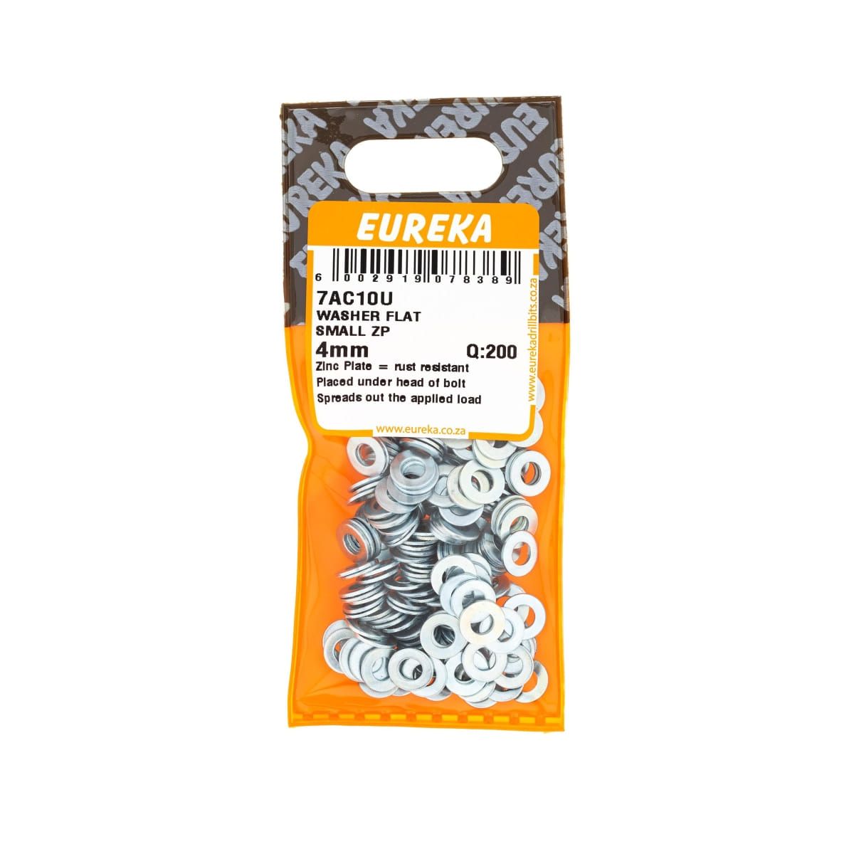 Washer Flat Small Zp 4Mm Q200