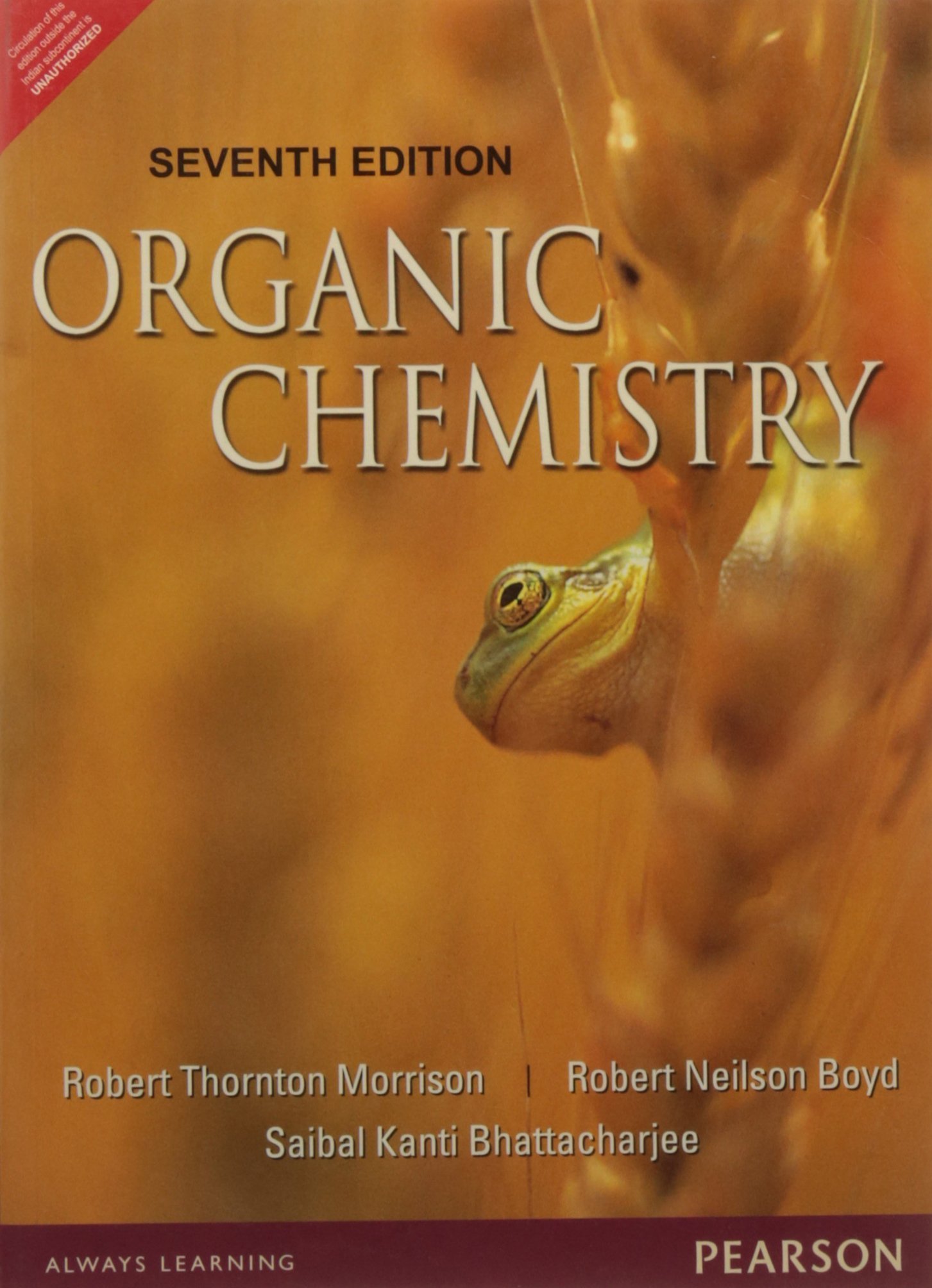 Organic Chemistry, 7th Edition Heritage Publishers & Distributors Pvt