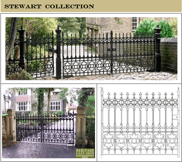 Cast Iron Driveway Gates by Heritage Cast Iron