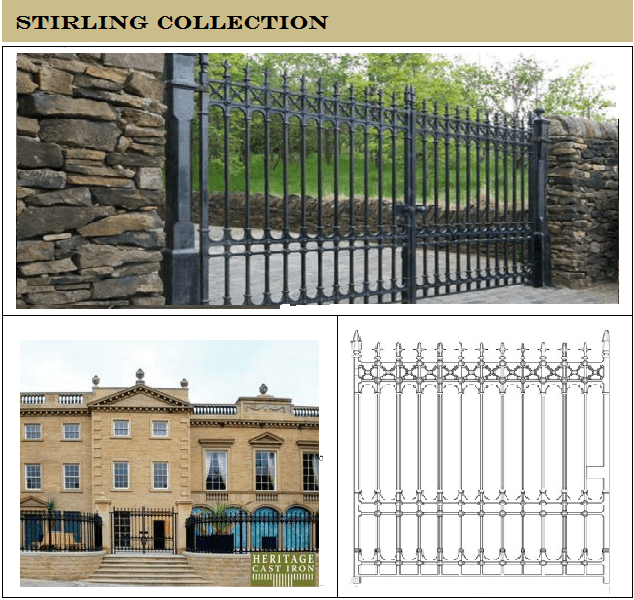Cast Iron Driveway Gates by Heritage Cast Iron