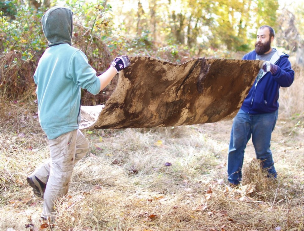 Croydon Woods Trash Cleanup Heritage Conservancy