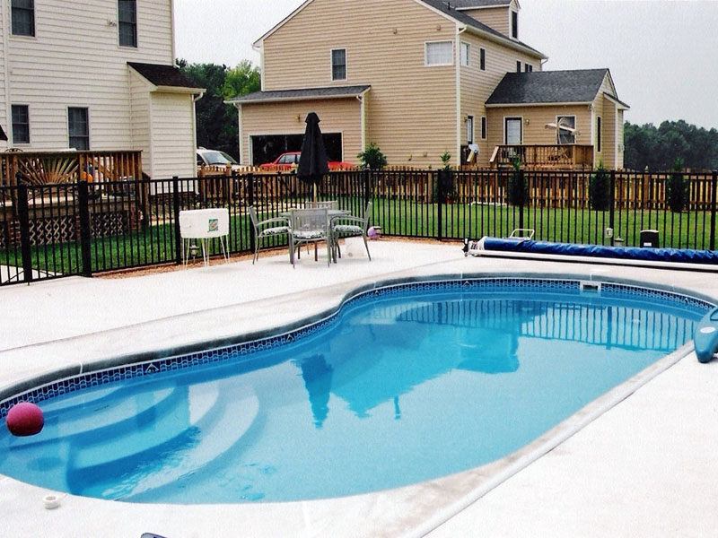 Heritage Custom Pools Blue Hawaiian Fiberglass Pools Kidney Shaped