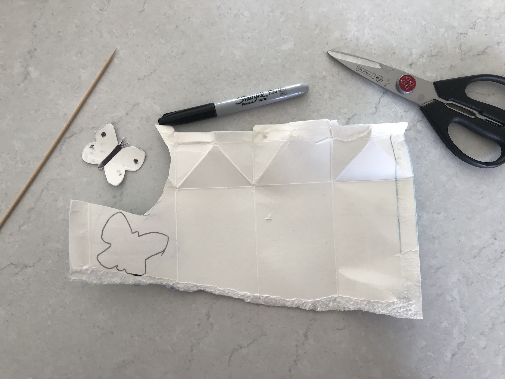 Making Cabbage Butterfly Decoys Heritage Farm