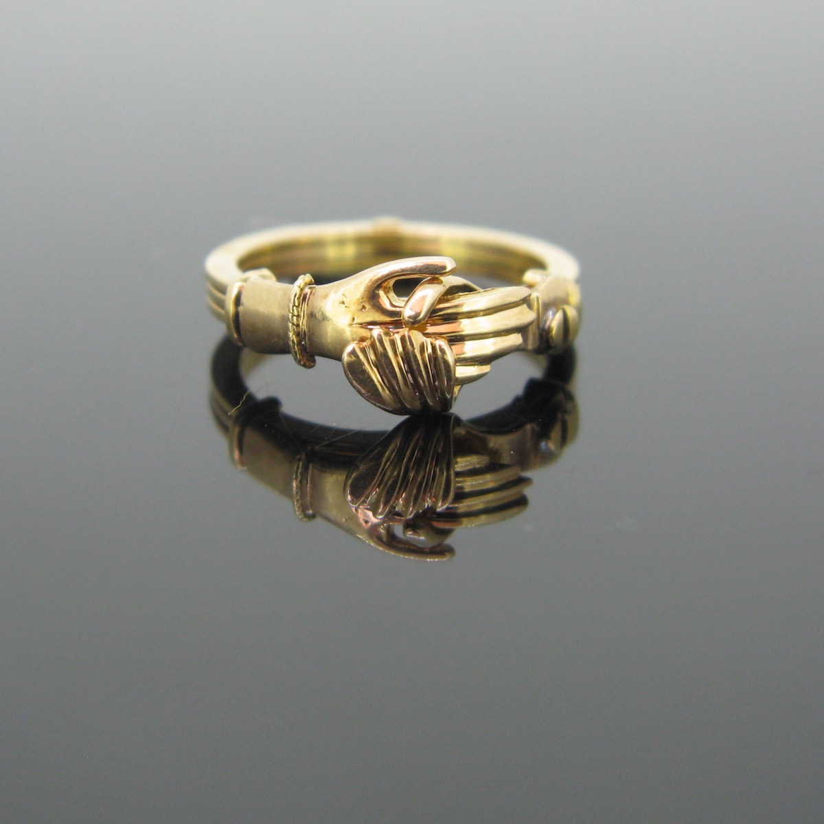 RARE Fede ring / Gimmel Ring Heritagem