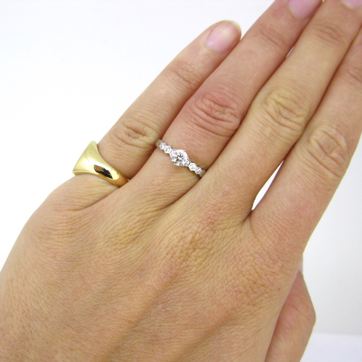 Chaumet Bee My Love Diamond Solitaire Ring Heritagem