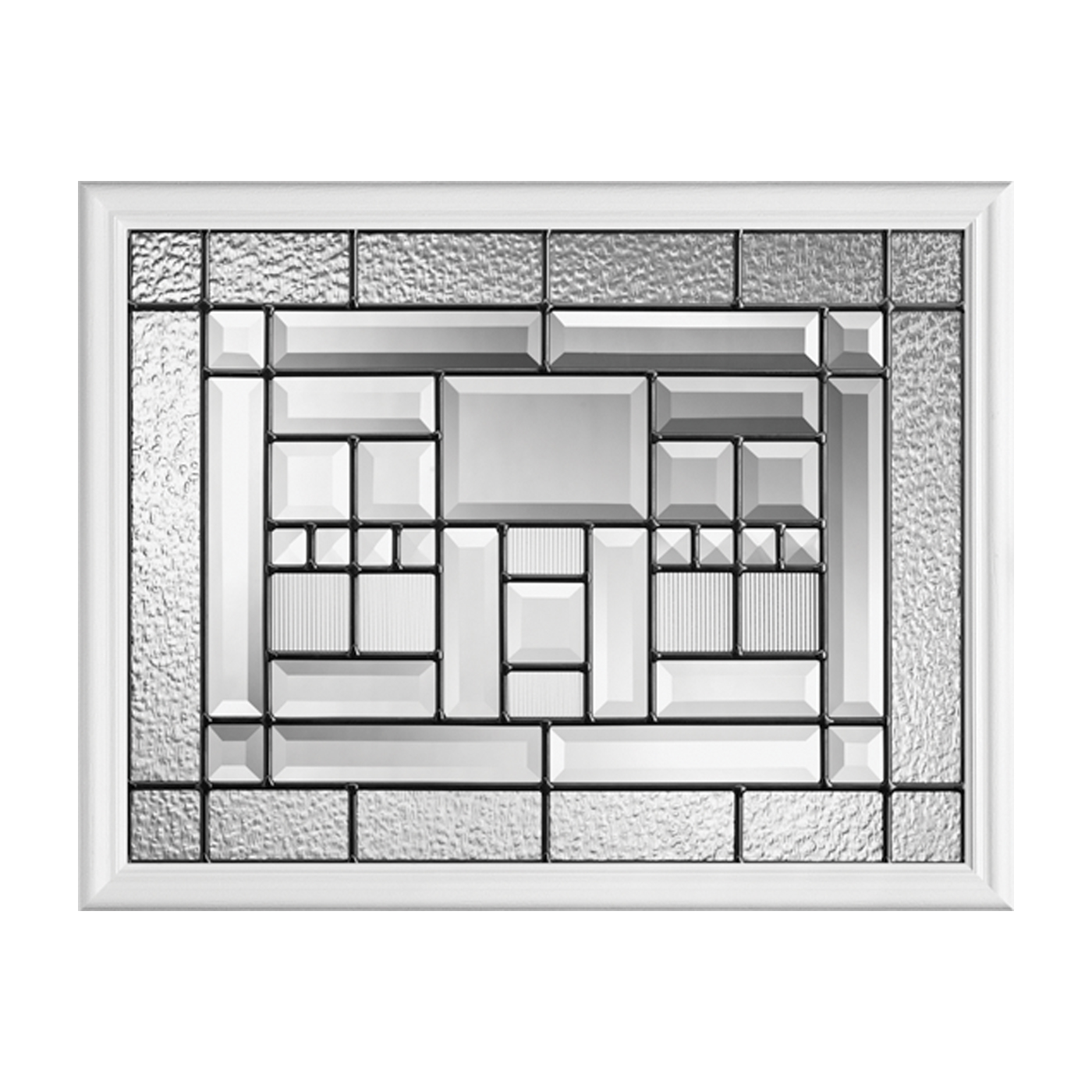 HFCNA Textured Fiberglass w/ Naples Glass Heritage Millwork