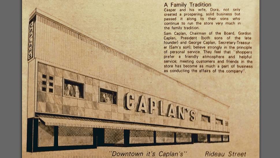 28. Caplan's Department Store Heritage Ottawa
