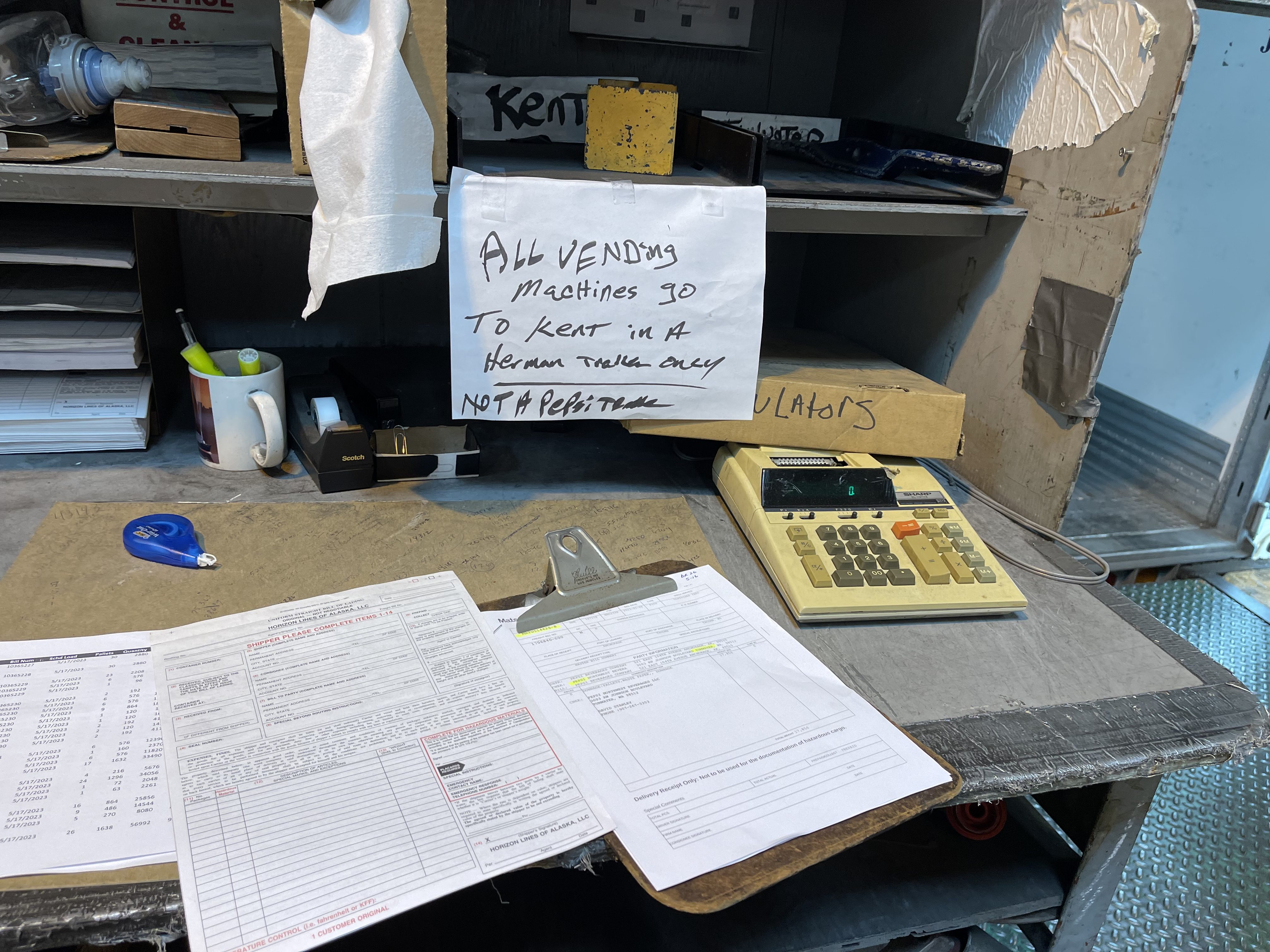 Dunnage load Hermann Brothers Logging & Construction, Inc.