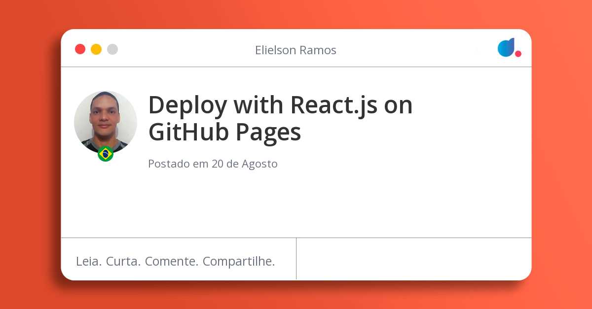 Deploy with React.js on GitHub Pages 🤯