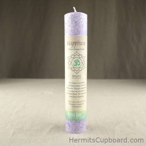 Crown Chakra Happiness Candle Aloha Bay Hermits' Cupboard