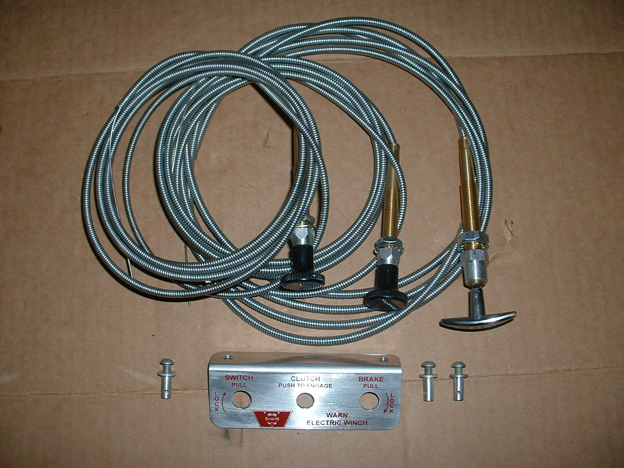 SOLD Vintage Belleview 8000 Warn Winch Control Cables ClassicBroncos