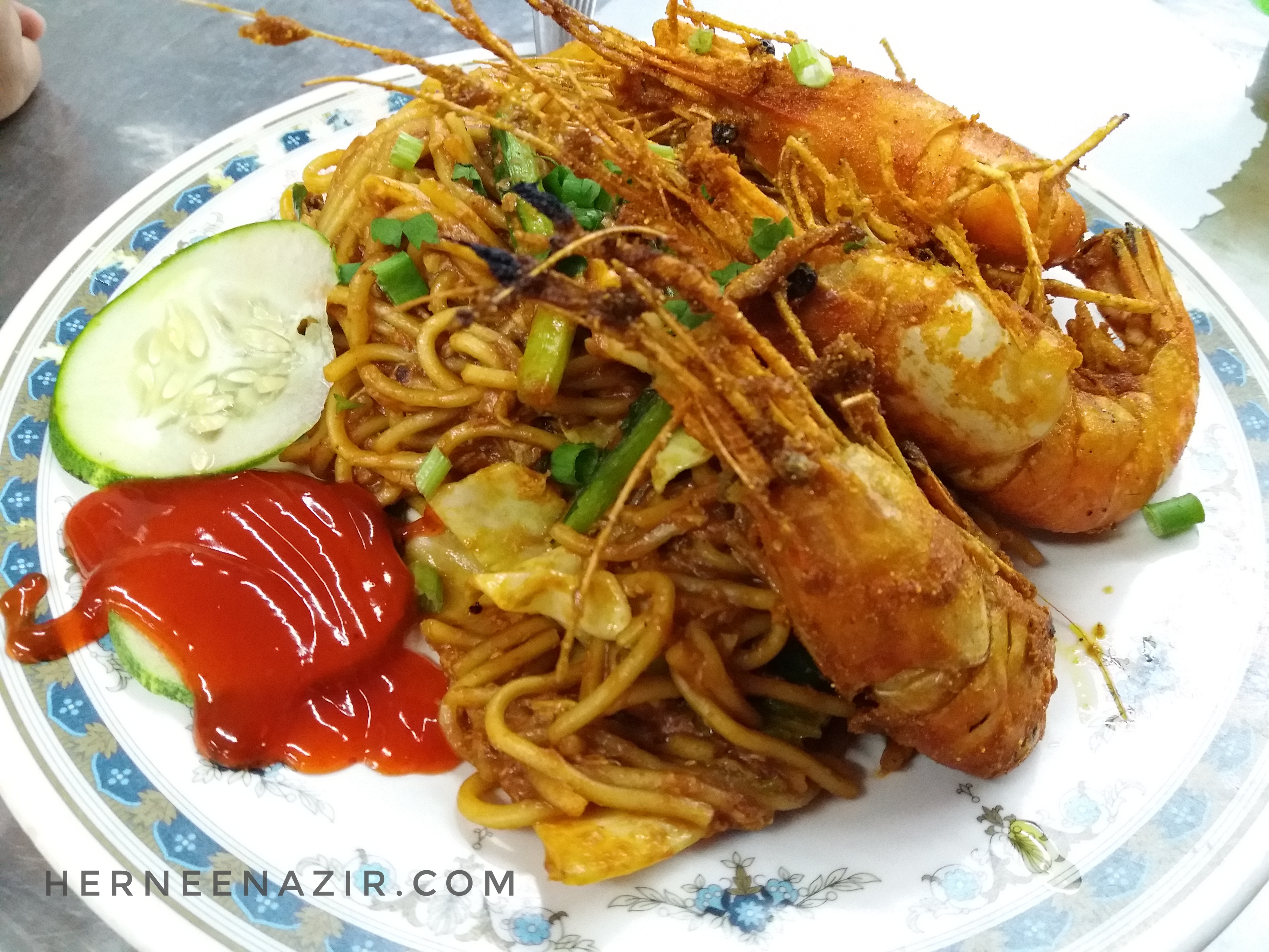 Mee Goreng Udang Galah Restoran Marni Taman Nusa Perintis 2