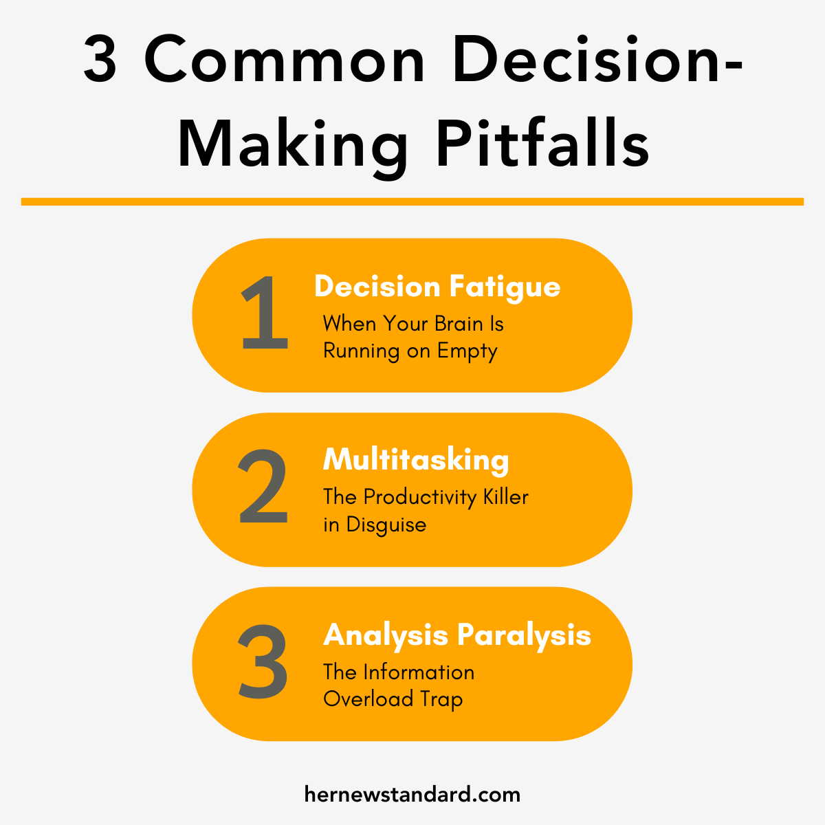 Effective DecisionMaking as a Leader Avoid Common Pitfalls