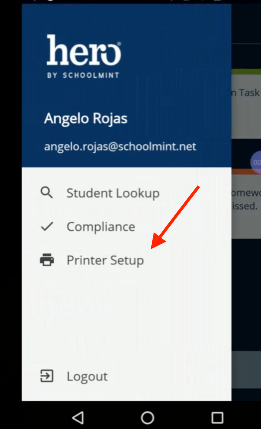 Hero Pairing a zebra iMZ220 or ZQ310 Mobile Printer with Android