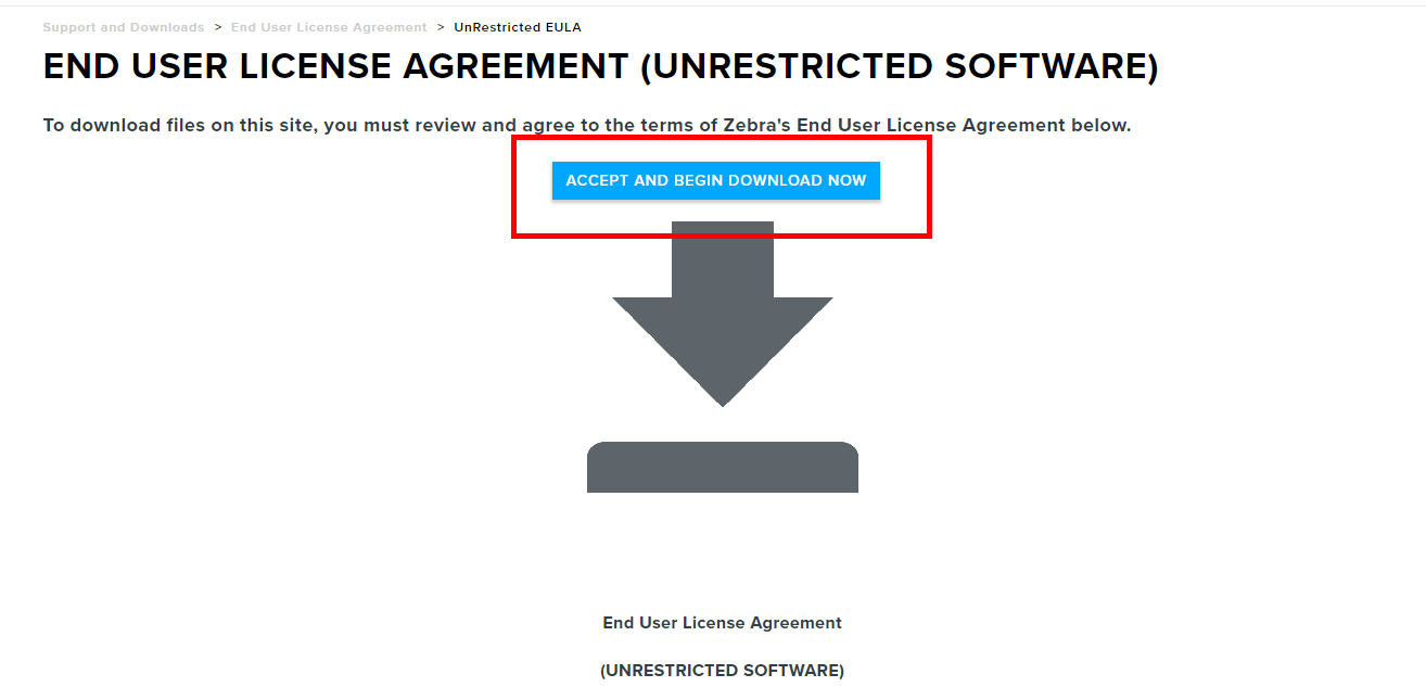 Installation of Zebra Setup Utilities for Windows – Hero