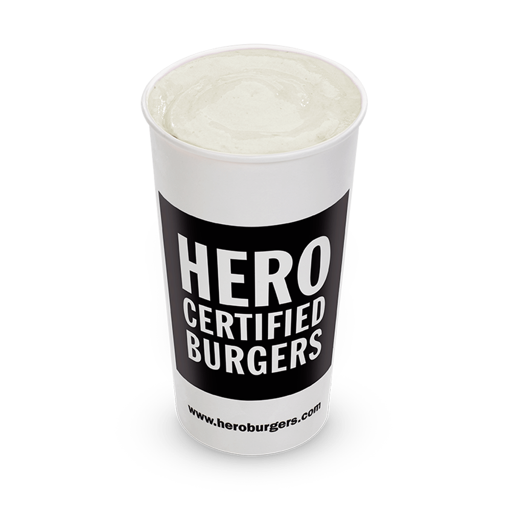 Vanilla Shake Hero Certified Burgers