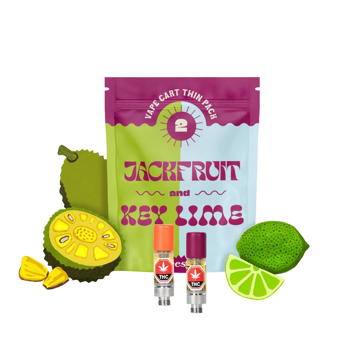 Jackfruit x Key Lime Cartridge Twin Pack Hero Dispatch