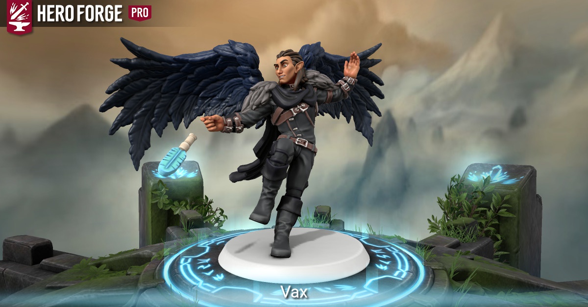Vax made with Hero