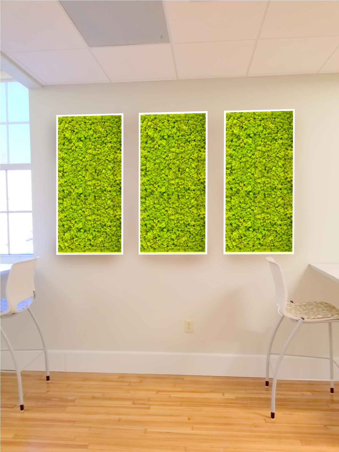 Finnish Caribou Moss Walls in Pensacola Heroman Services Plant Company