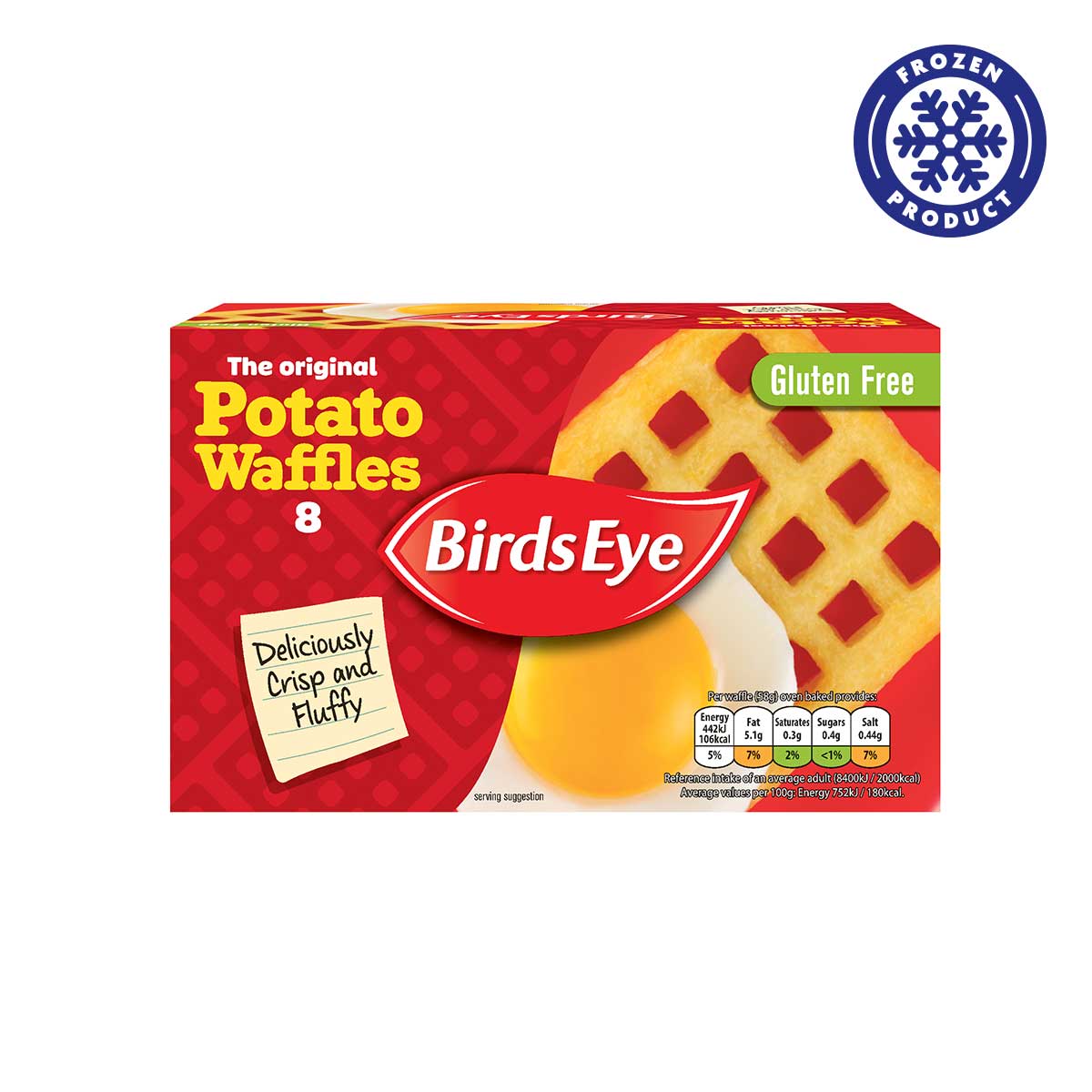 Birds Eye 8 Potato Waffles 454g Heron Foods