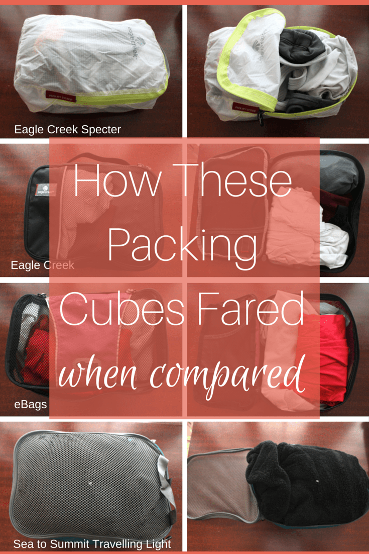 Packing Cube Comparison How Four Cubes Fared When Compared Her