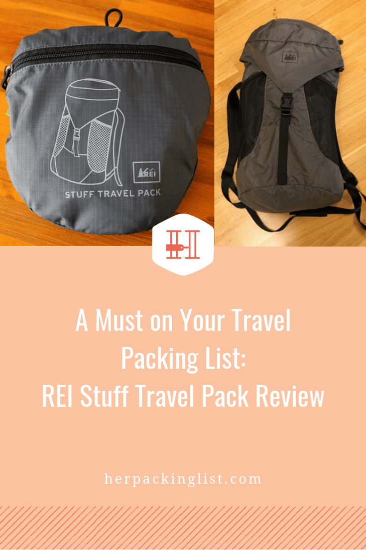 The One Little Thing REI Stuff Travel Pack Review Her Packing List