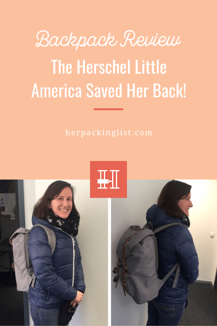 The Herschel Little America Backpack Review • Her Packing List