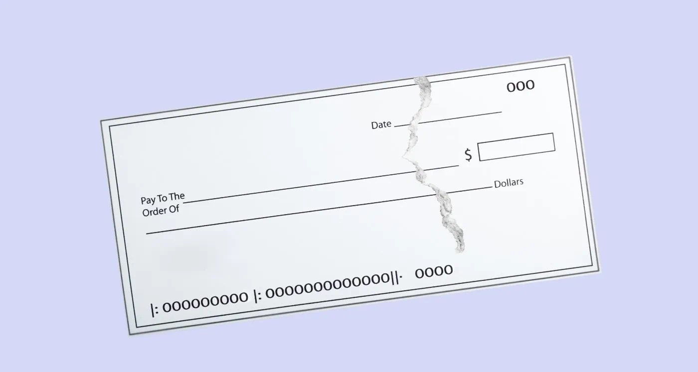 How To Cash A Torn Check (Or Ripped, Damaged)