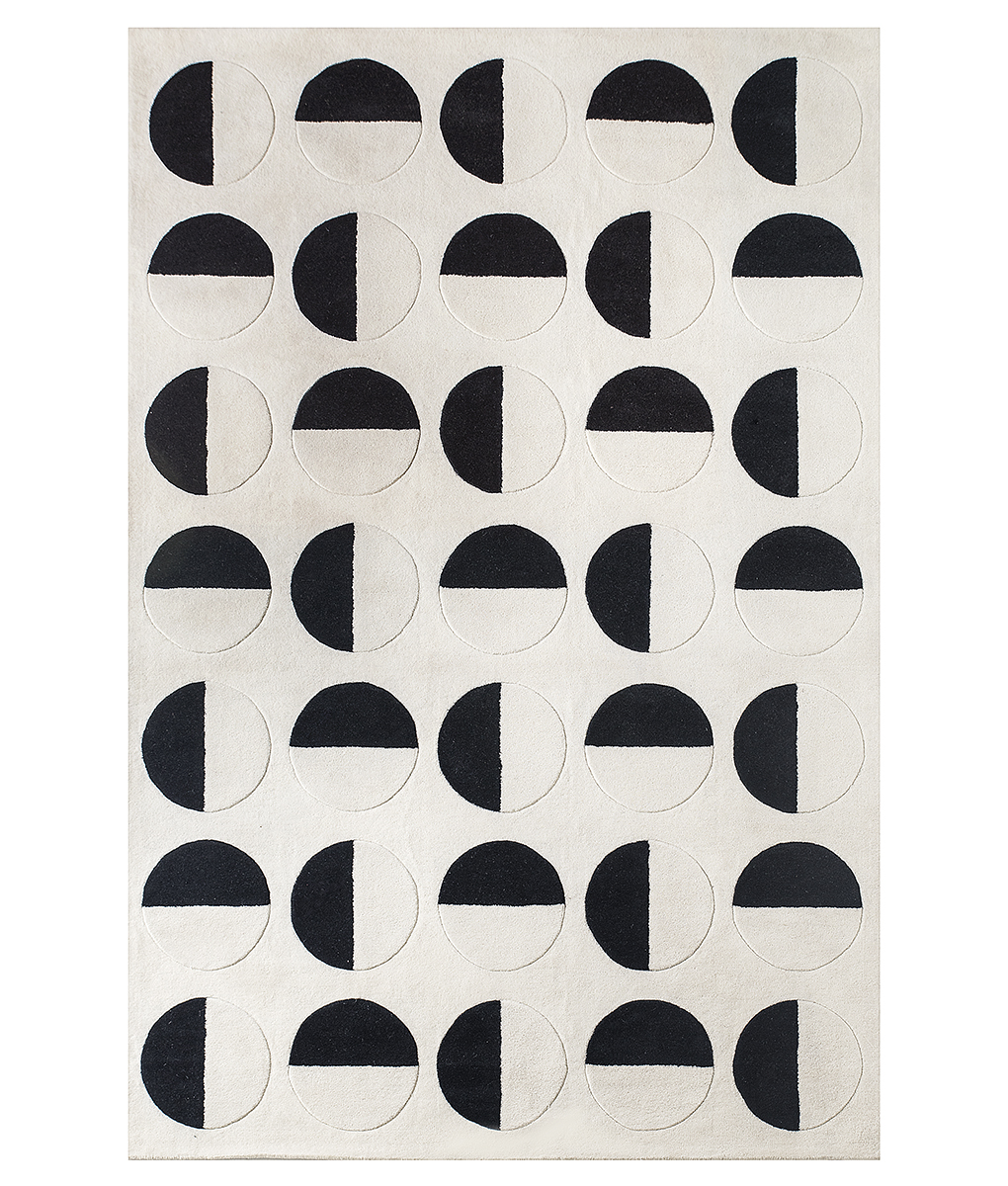 Circle rug Herringbone