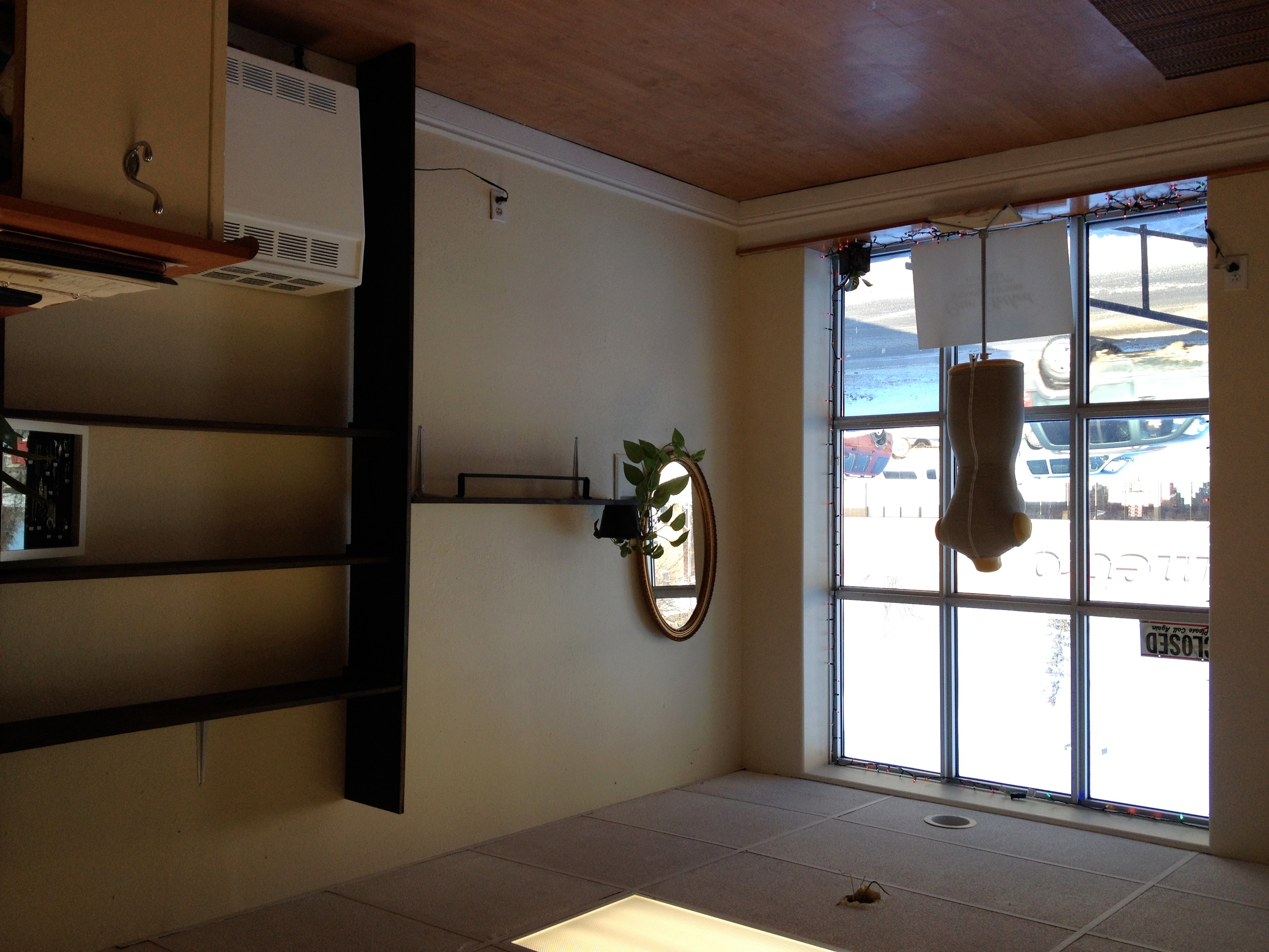 DIY barn board wall Herringbone & Heather