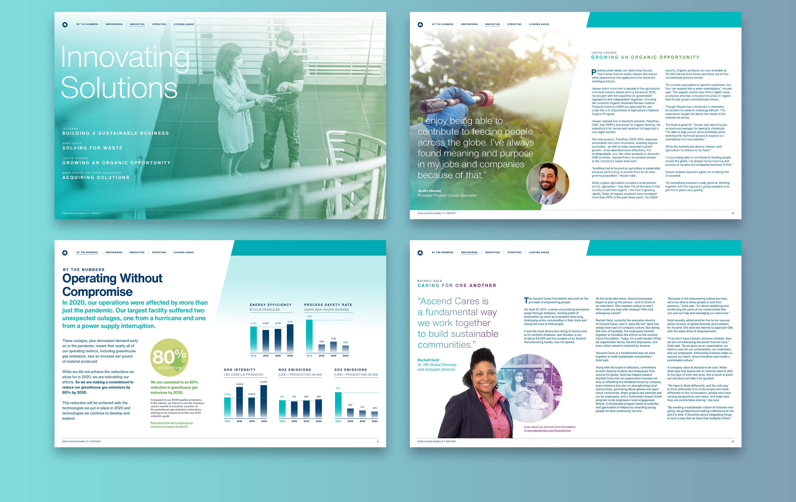 Sustainability Report Design Corporate Report Design by Herring Design