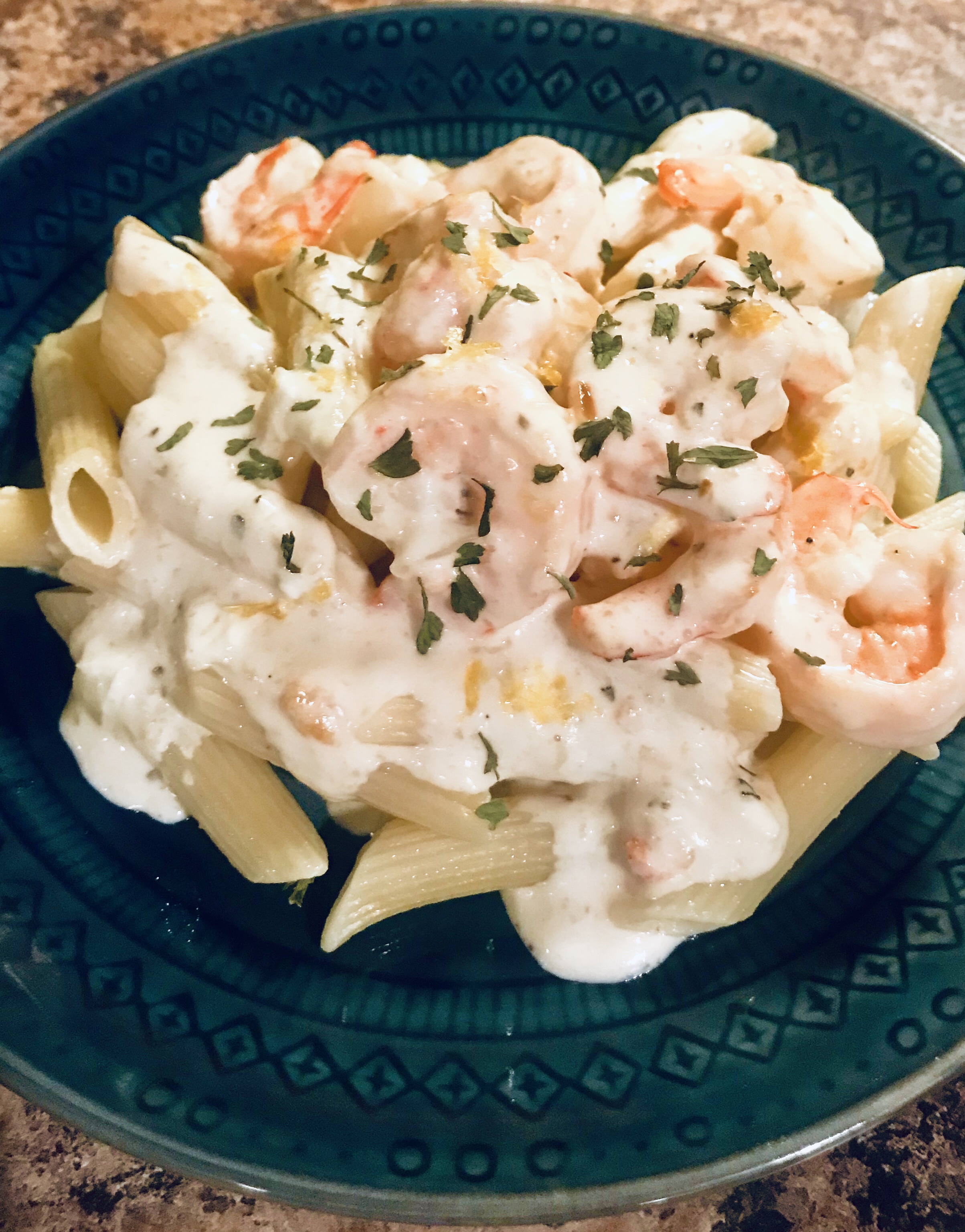 Lemon Garlic Shrimp Alfredo Her Safe Haven