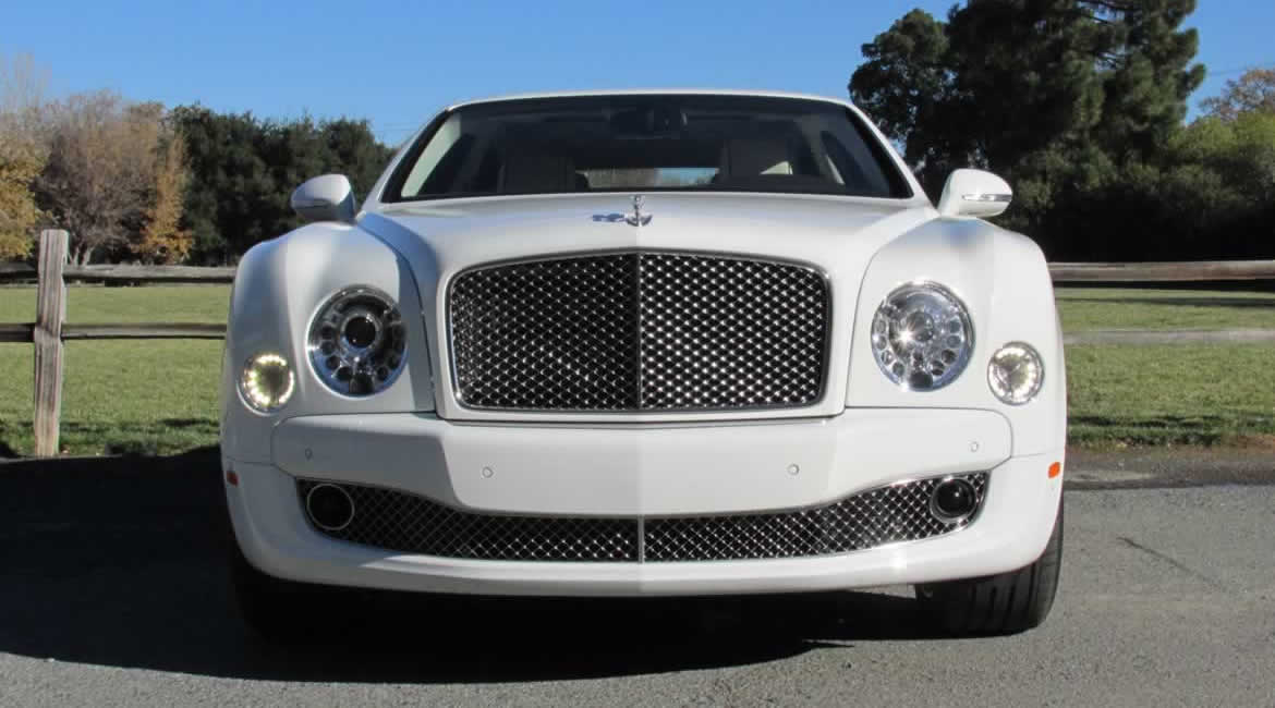 Herts Rollers White Bentley Mulsanne Hire