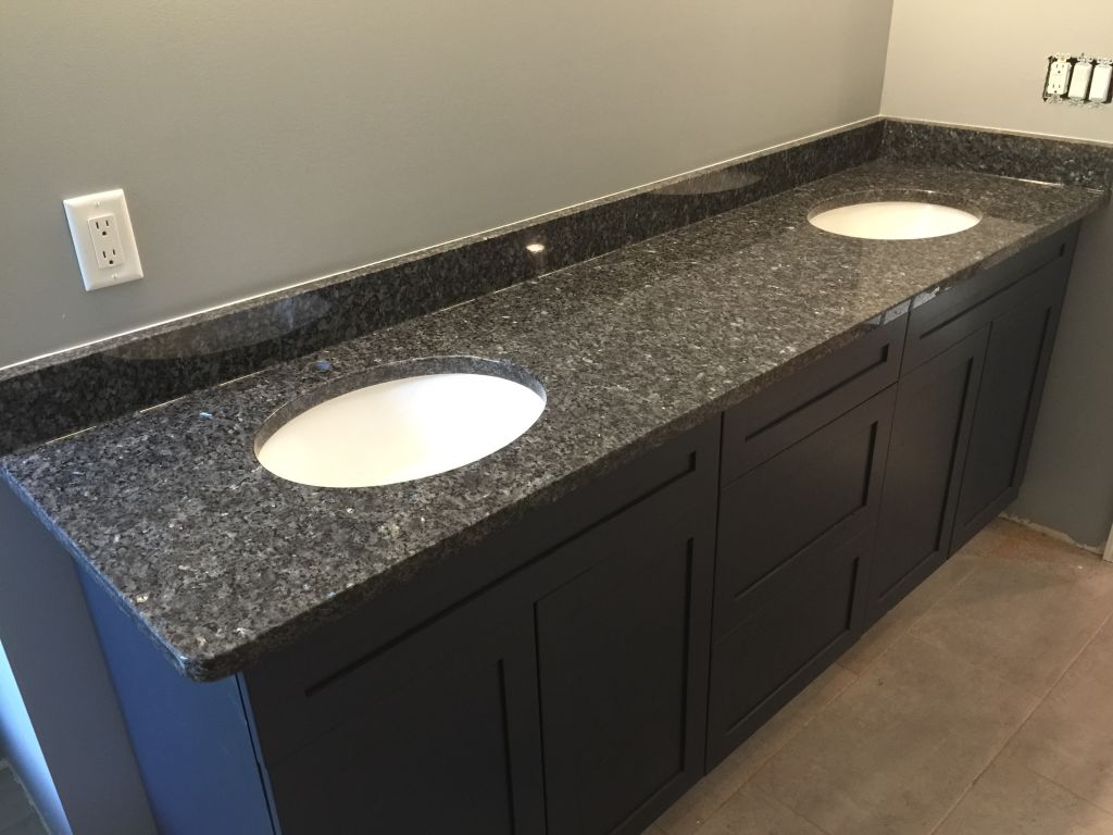 Bathroom Granite top Blue pearl Granite countertop Hesano Brothers