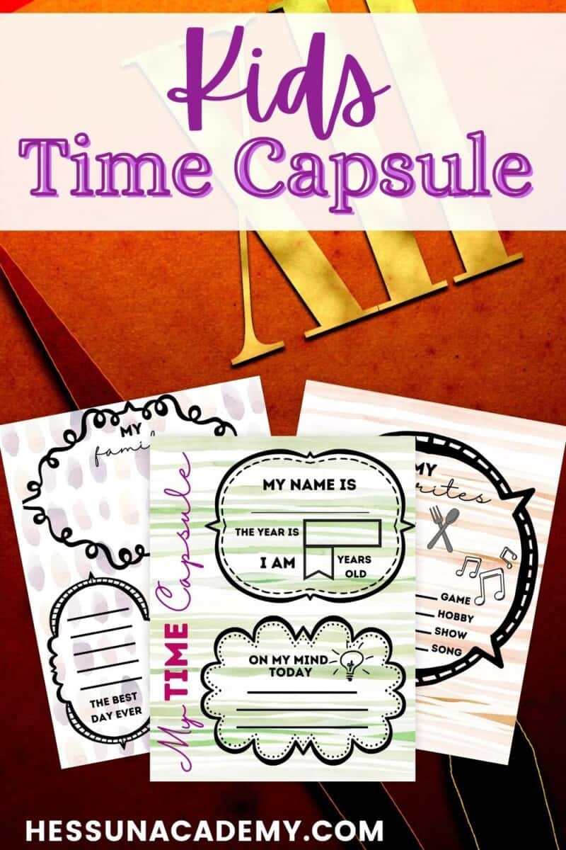 Kids Time Capsule Hess UnAcademy