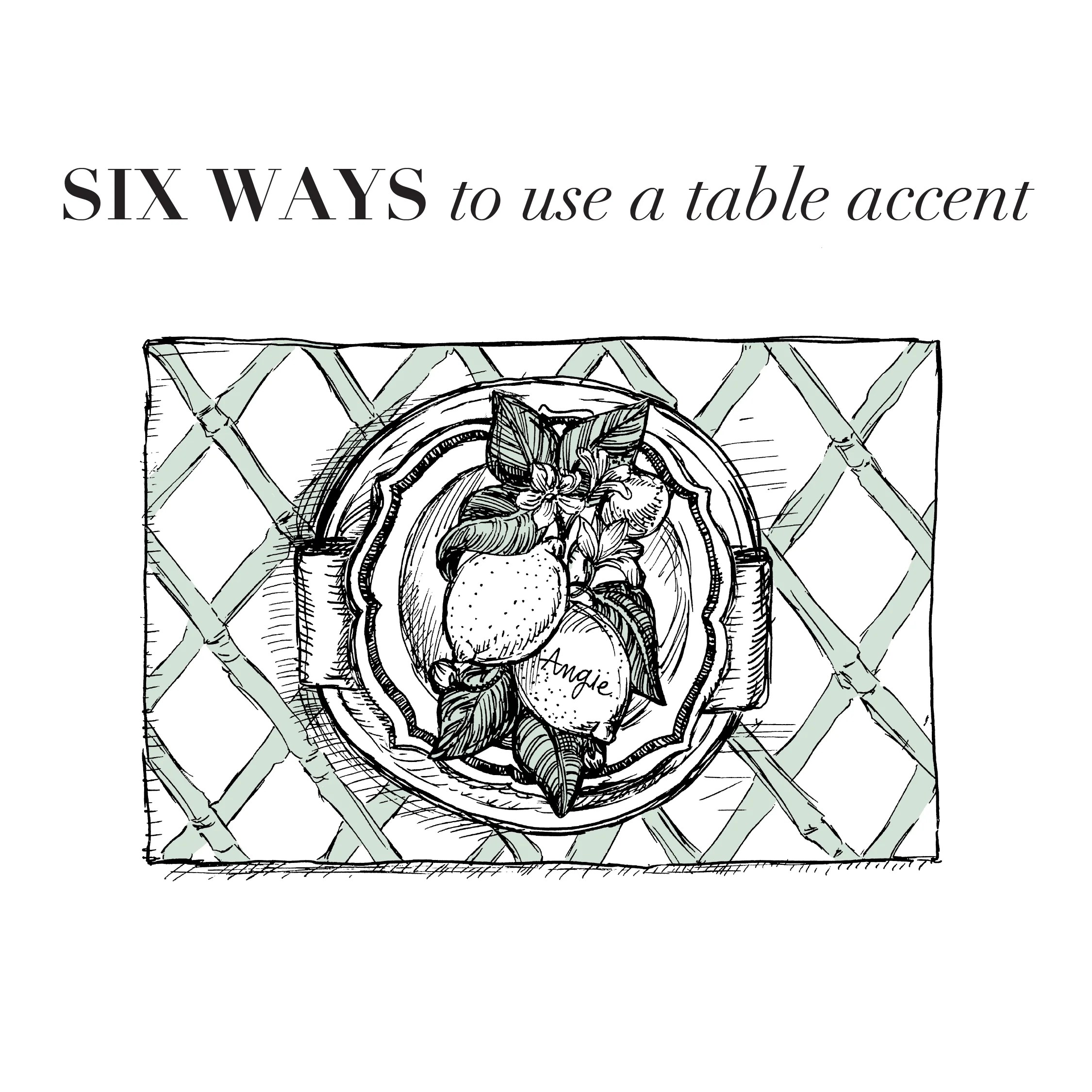 Explore Unique Uses for Our Table Accents! Hester & Cook