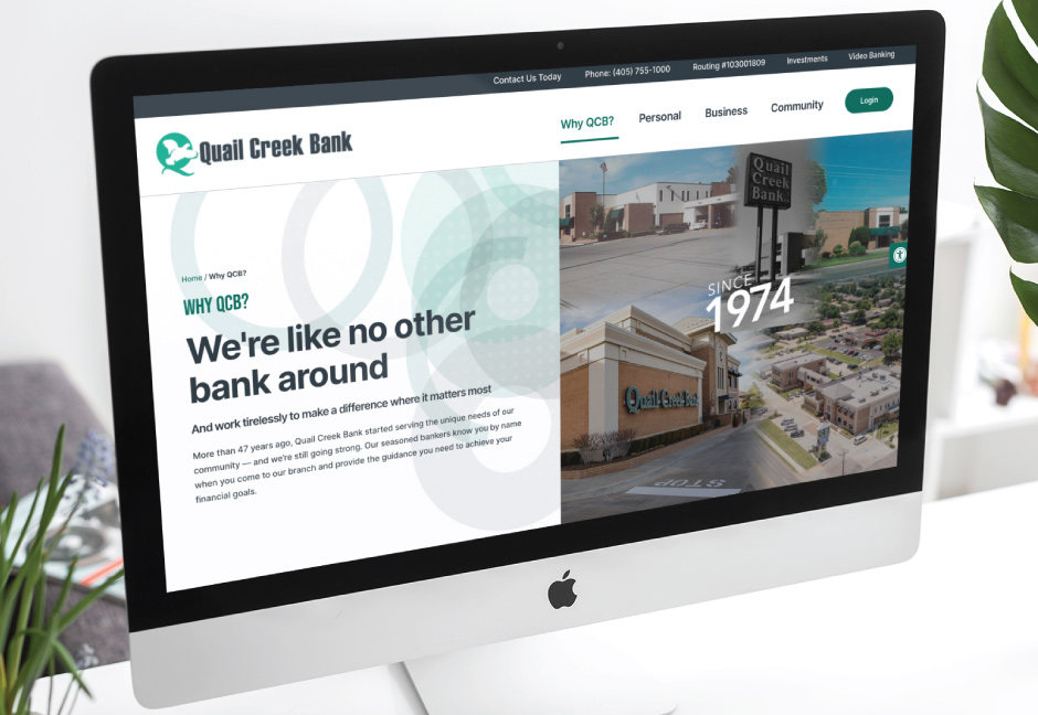 Quail Creek Bank Hester Designs