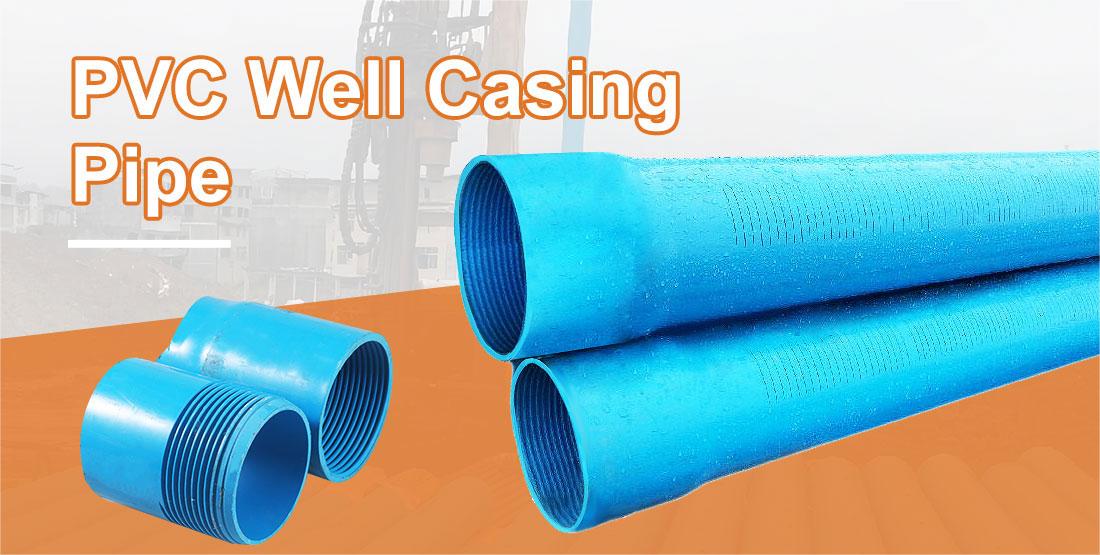 UPVC Blue Water Well Casing/Thread Sealed PVC Pipe HESU PIPELINE