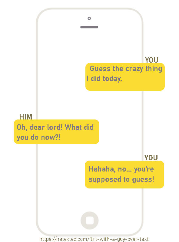 Flirting with him over text in style! A genius guideline with examples