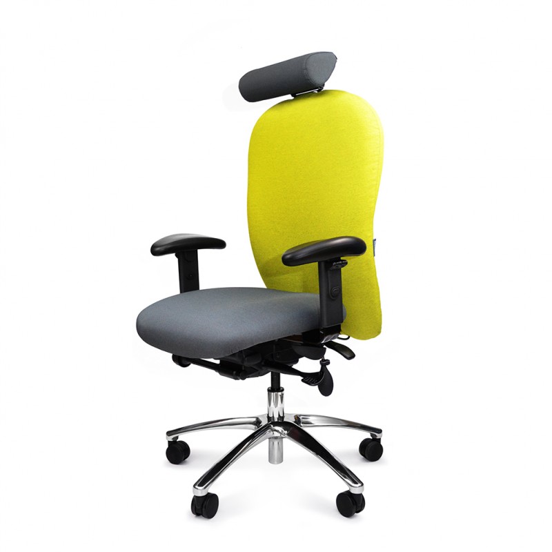 ERGOCUBE GP260 HEAVY DUTY ERGONOMIC OFFICE CHAIR WITH HEADREST