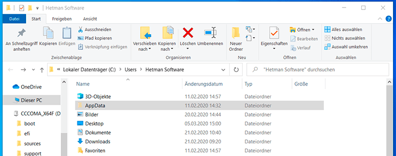 Windows 10 appdata ordner sichtbar machen eusthenopteron.life