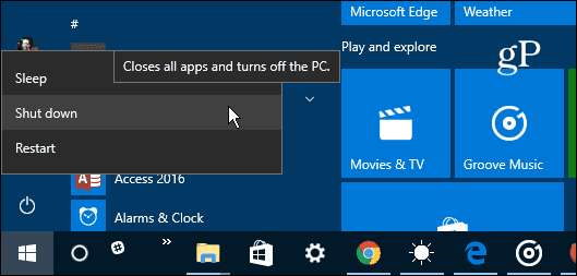 The computer can’t update with «Update and shut down» or.