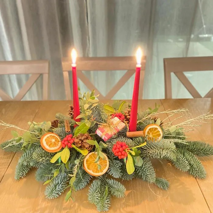 Table Candle Display Hetty's Floral Designs