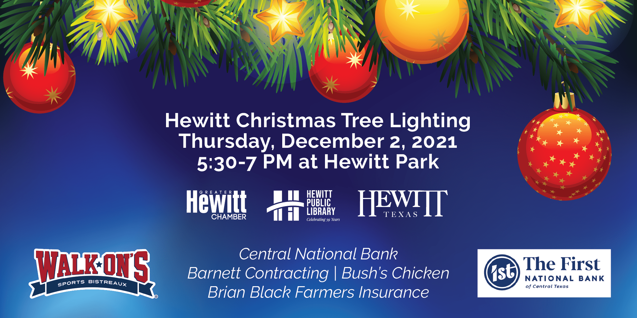 Christmas Tree Lighting Greater Hewitt Chamber of Commerce