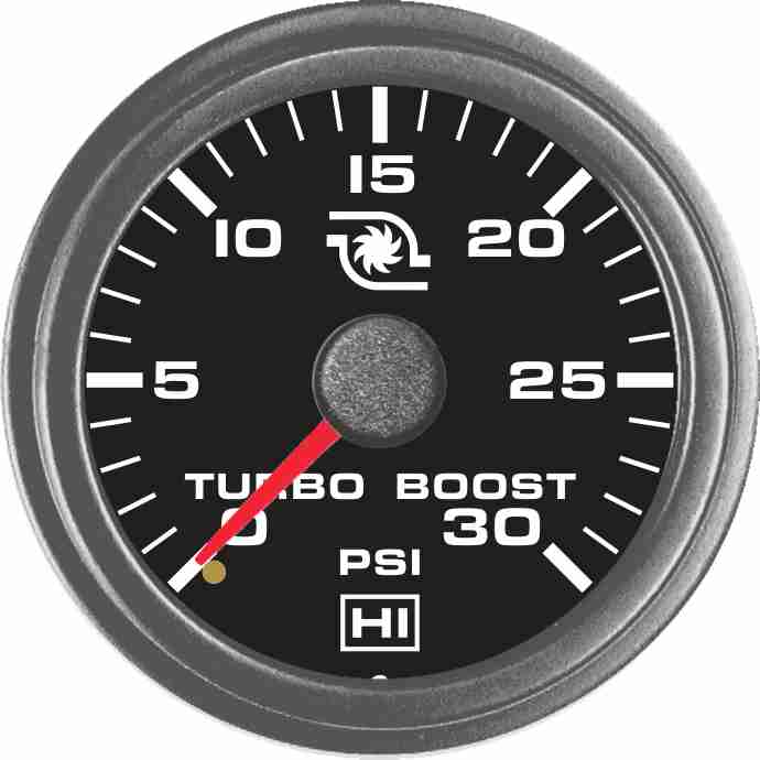 30 PSI Boost Gauge Hewitt Industries