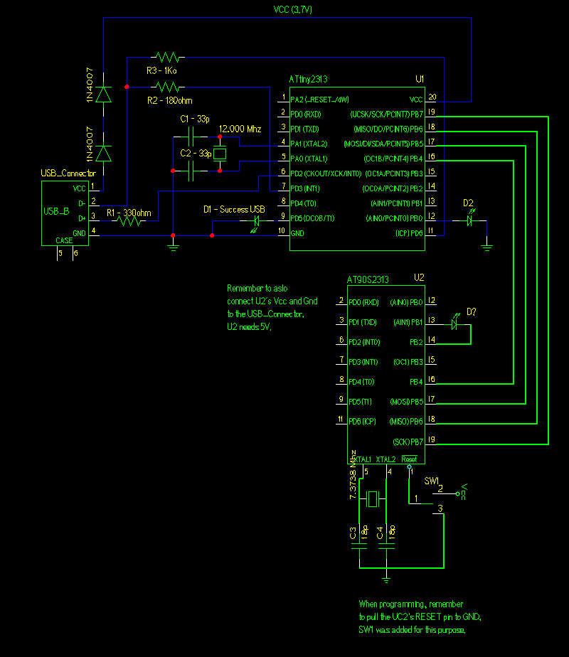 AVR (Atmel) USB Programmer – Part 2 – and thus goes by another day