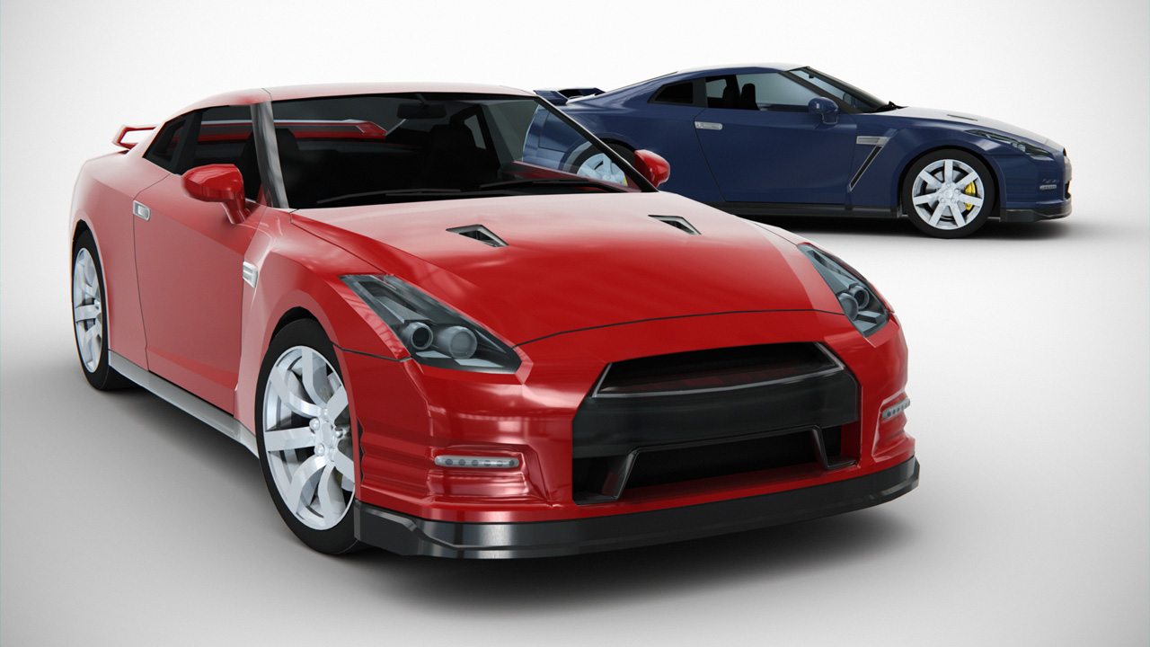 驚くばかり Blender モデリング 車 ガートン