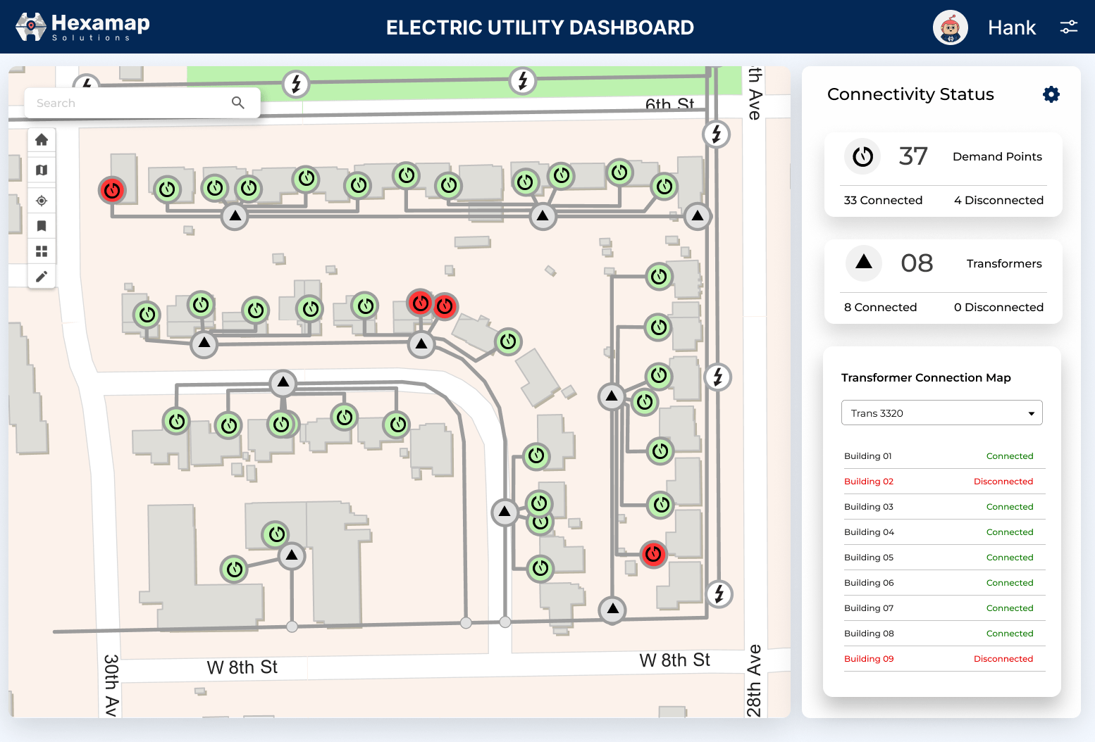 GIS in Electric Hexamap Solutions
